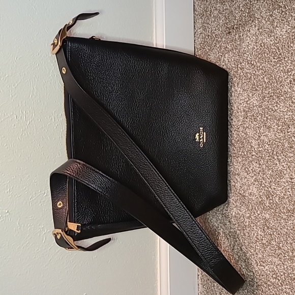 COACH pebbled leather duffle handbag - Picture 1 of 6